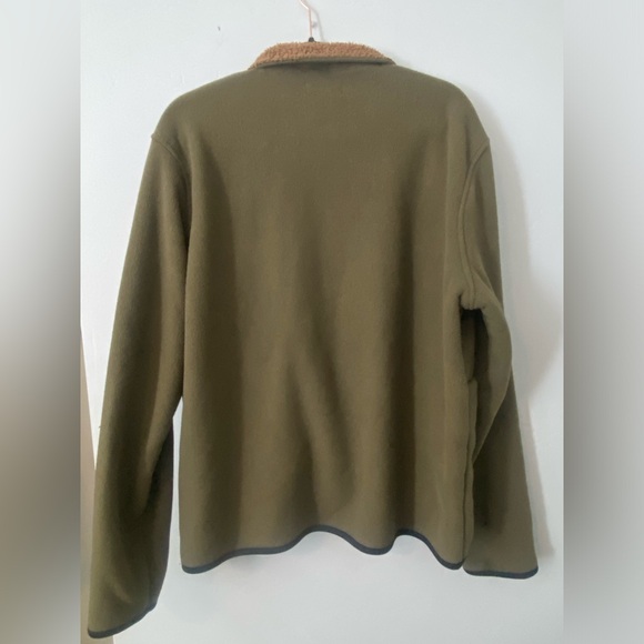 Tailor Vintage sweater pullover green fur lined men’s size L - Picture 2 of 3